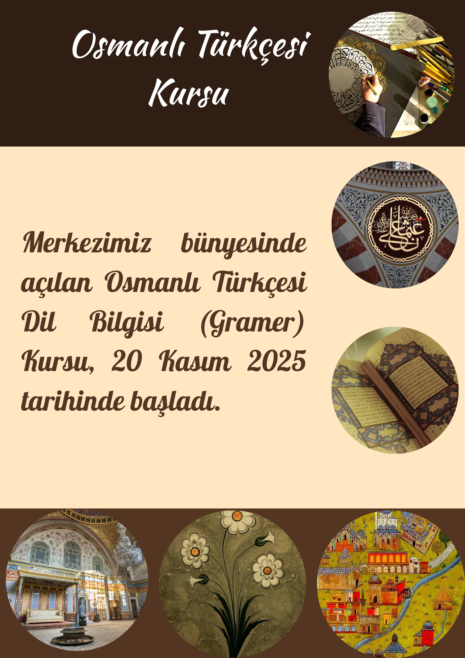 Osmanlı Türkçesi Dil Bilgisi Kursu